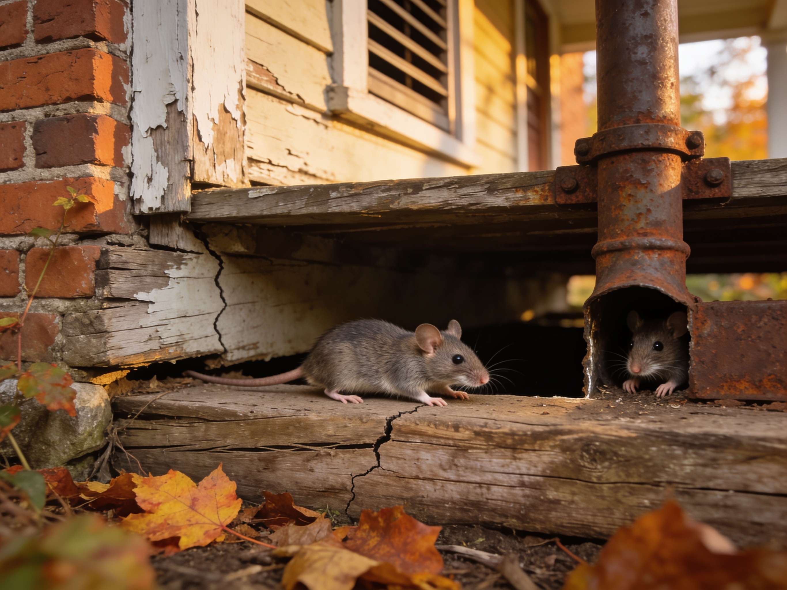 How Mice Enter Older Kannapolis Mill Homes In Fall