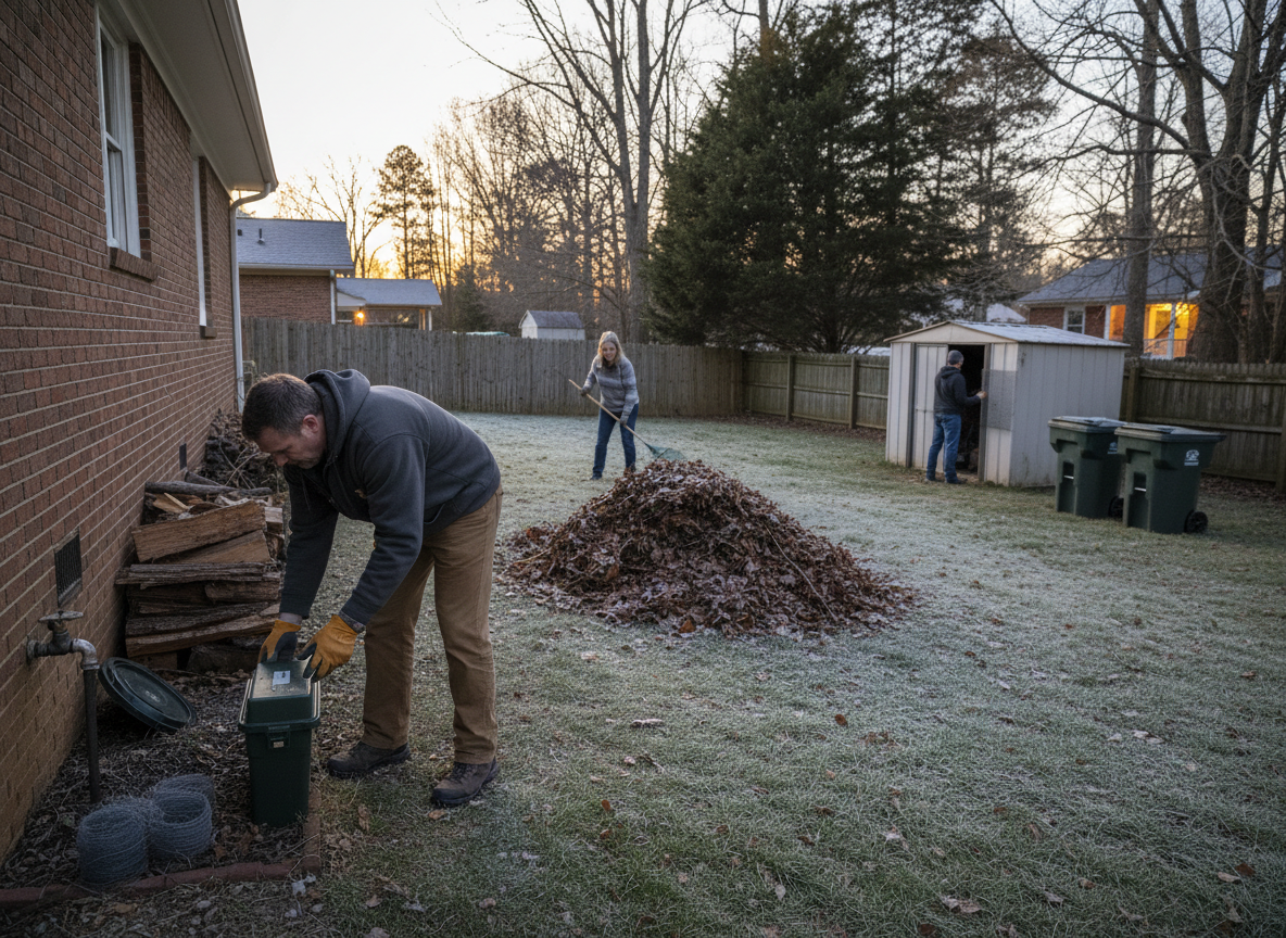Preparing Kannapolis Yards For Winter Rodent Activity